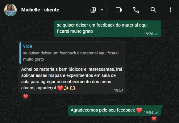 Depoimento de Michelle