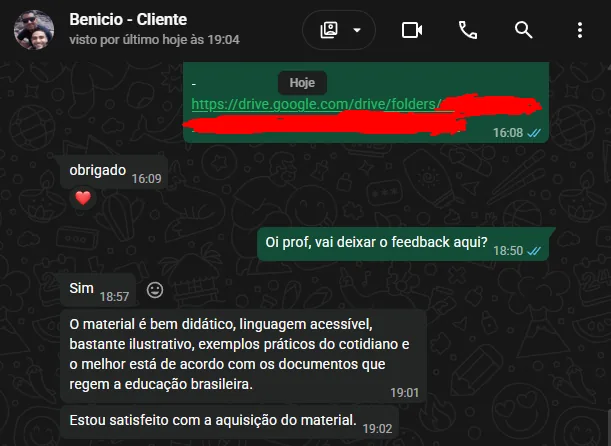 Depoimento de Benicio